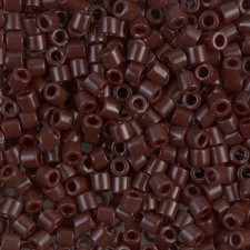 Miyuki delica beads 8/0 - Opaque chocolate brown DBL-734